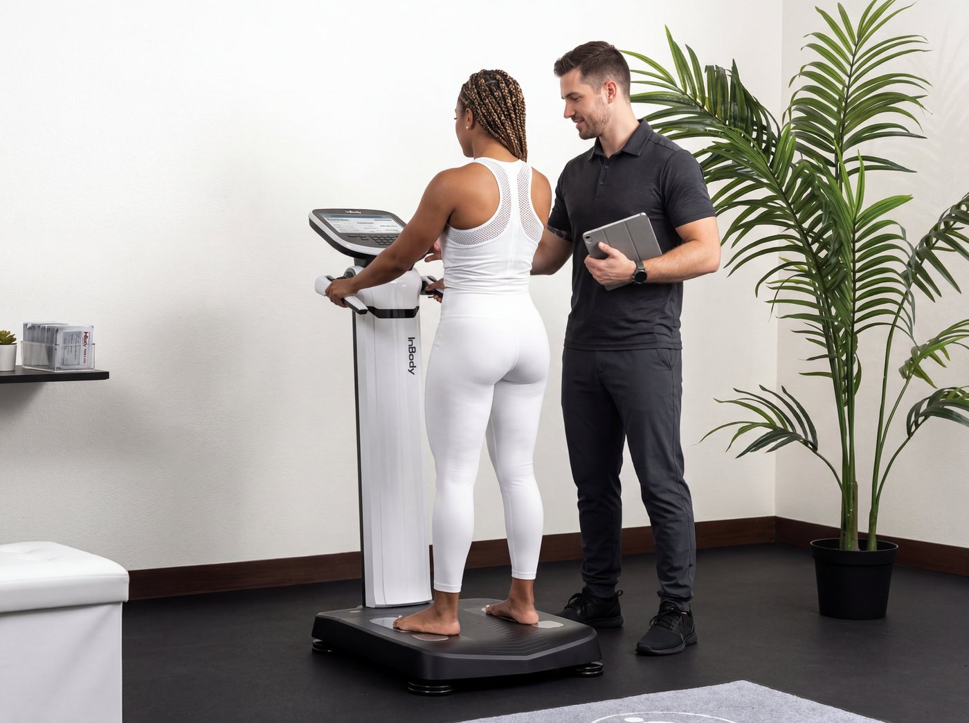 Body composition session with a coach at Citrin Longevity in West Hollywood